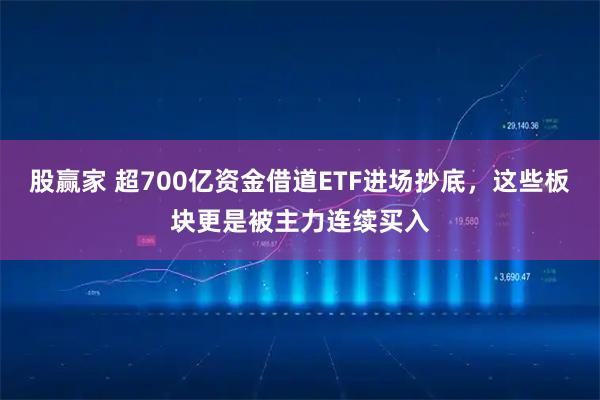 股赢家 超700亿资金借道ETF进场抄底，这些板块更是被主力连续买入